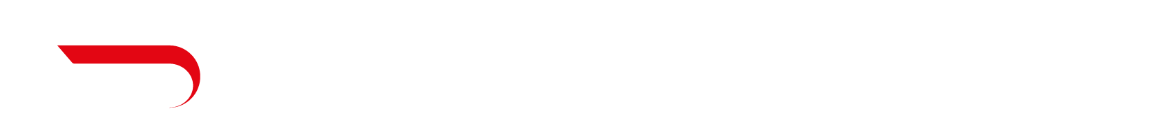 Logo blanco completo de SP Racing, diseño minimalista de la marca en color blanco