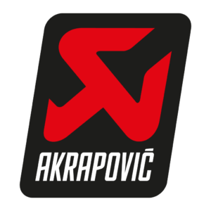 Logo Akrapovic, fabricante de sistemas de escape para motos