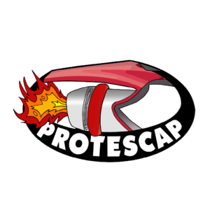 Logo de Protescap, protección para escapes de motocicletas en caso de caída