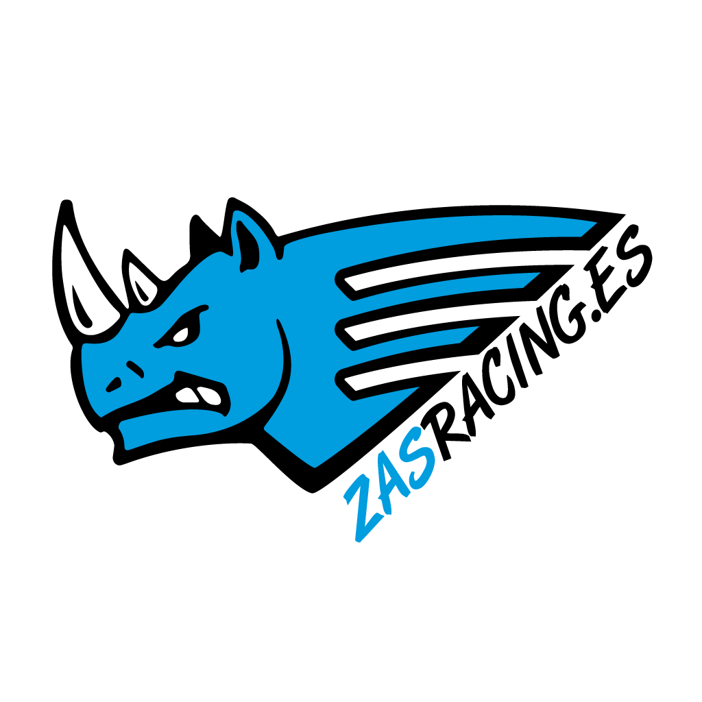 Logo de ZAS Racing, fabricantes de carenados y grip de depósito para motocicletas