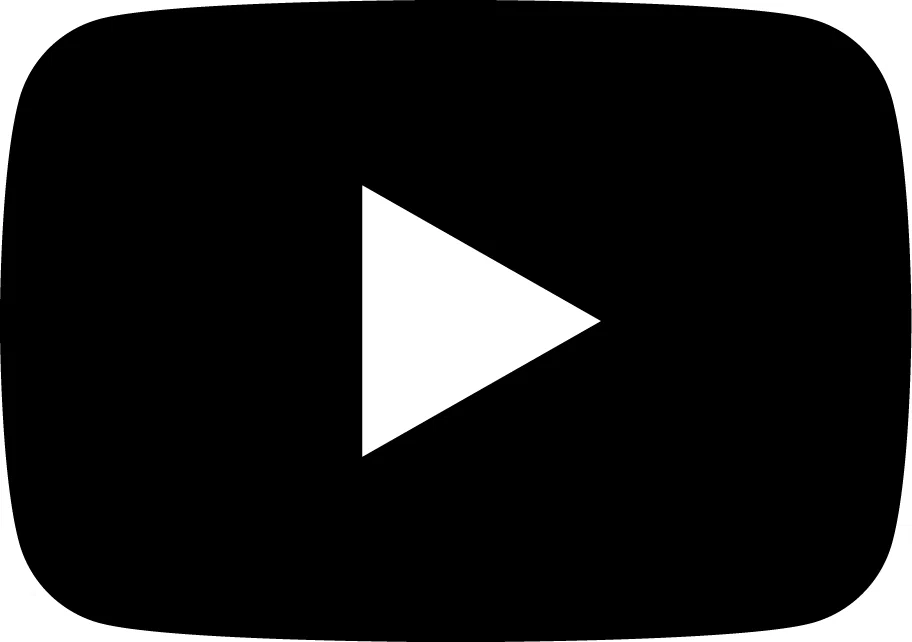 Logo de YouTube, plataforma de videos en línea