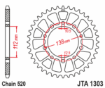 Corona JT 1303 BLK 41 dientes