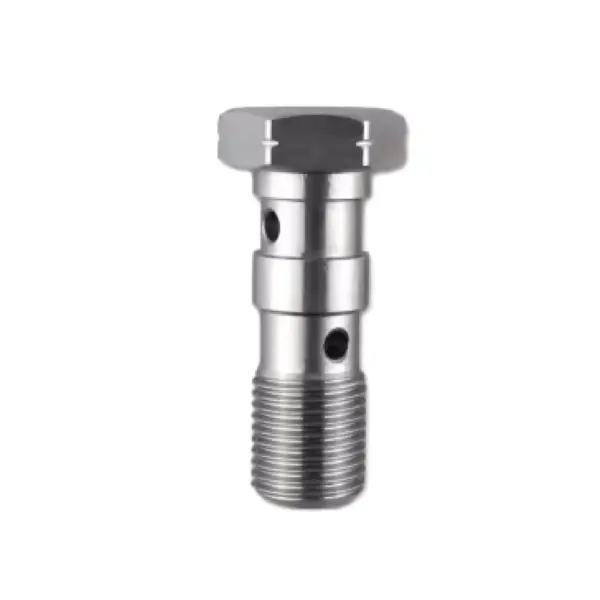 Tornillo racor banjo doble M10x100 Tornillo racor banjo doble M10x125