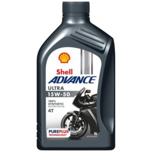 Aceite Shell Advance Ultra 4T 15W50 1L