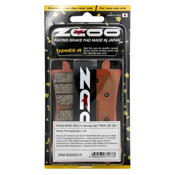 Pastillas de freno delanteras ZCOO EXR B005 Pinza Brembo