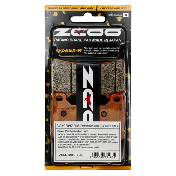 Pastillas de freno delanteras ZCOO EXR T005 Pinza Tokico