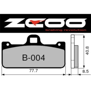 Pastillas de freno ZCOO EX Race EXC Endurance B004 Brembo