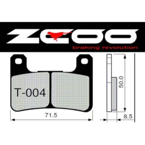 Pastillas de freno ZCOO EX Race EXC Endurance T004 TOKICO