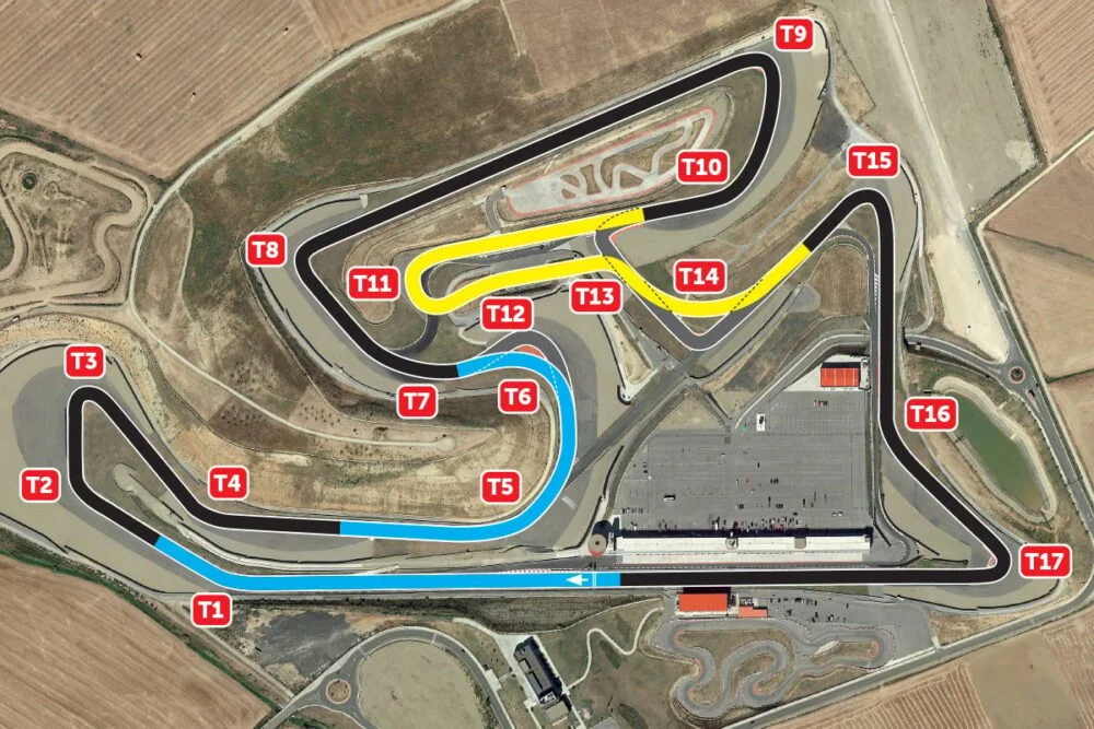 circuito de navarra curvas