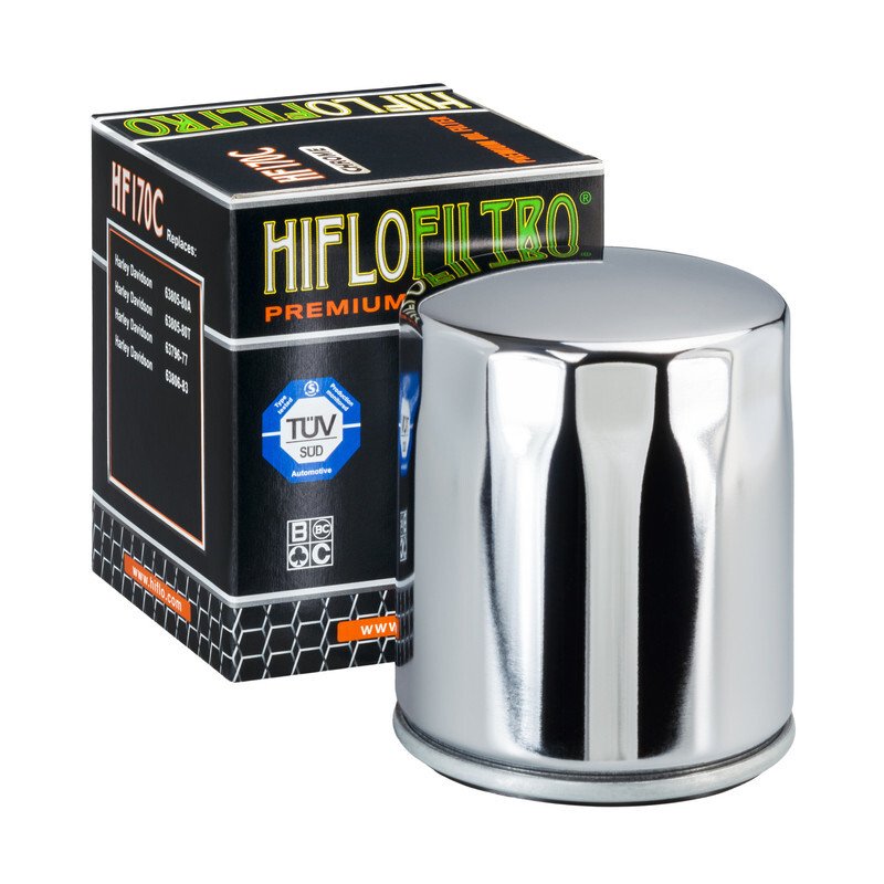 filtro-de-aceite-hiflofiltro-cromo-hf170c-01.jpg Filtro de aceite HIFLOFILTRO cromo HF170C - Imagen 1