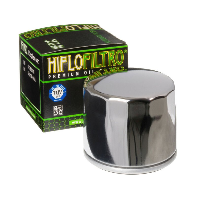filtro-de-aceite-hiflofiltro-cromo-hf172c-01.jpg Filtro de aceite HIFLOFILTRO cromo HF172C - Imagen 1