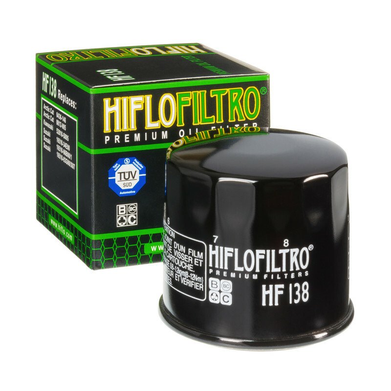 filtro-de-aceite-hiflofiltro-hf138-01.jpg Filtro de aceite HIFLOFILTRO HF138 - Imagen 1