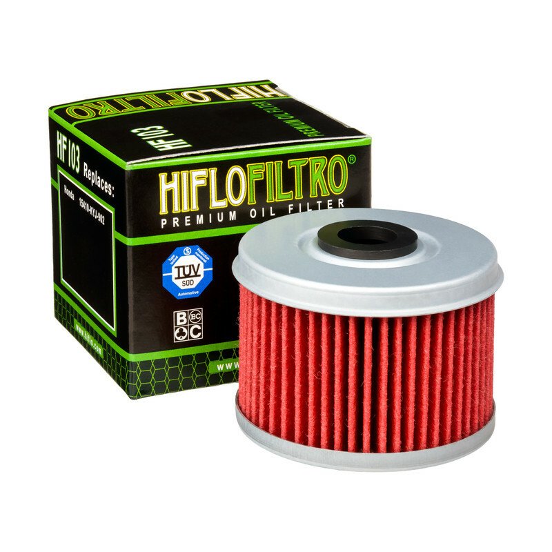 filtro-de-aceite-hiflofiltro-racing-hf103-01.jpg Filtro de aceite HIFLOFILTRO Racing HF103 - Imagen 1