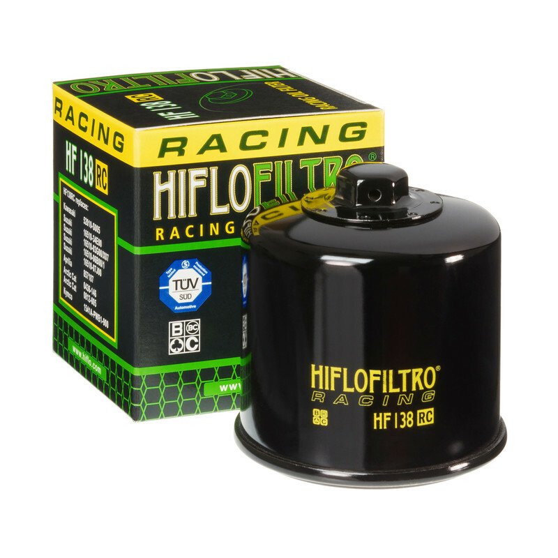 filtro-de-aceite-hiflofiltro-racing-hf138rc-01.jpg Filtro de aceite HIFLOFILTRO Racing HF138RC - Imagen 1
