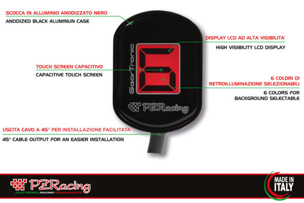 Indicador de marchas PZ Racing GearTronic Universal - Imagen 2