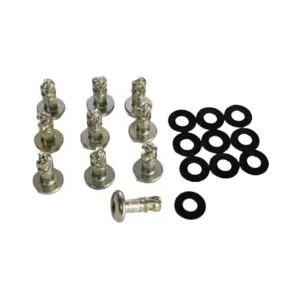 tornillo tornillería dzus 15mm 17mm 1/4 rápida plateado