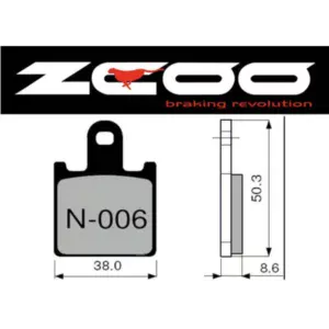 Pastillas de freno ZCOO EX Race EXC Endurance N006 Nissin