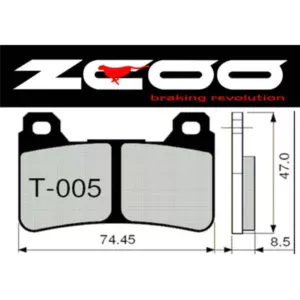 Pastillas de freno ZCOO EX Race EXC Endurance T005 TOKICO
